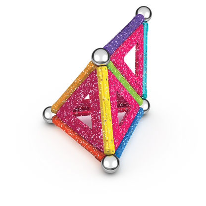 Geomag Recycled Magnetic Glitter Panels - 22 Pieces