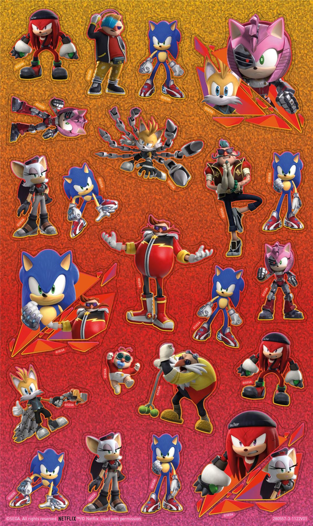 Sonic Super Sticker Set