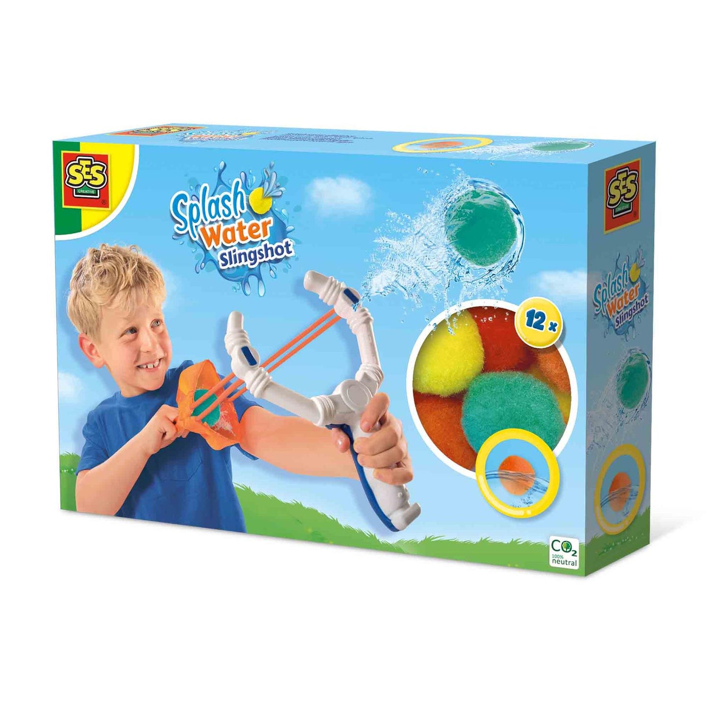 Splash water slingshot