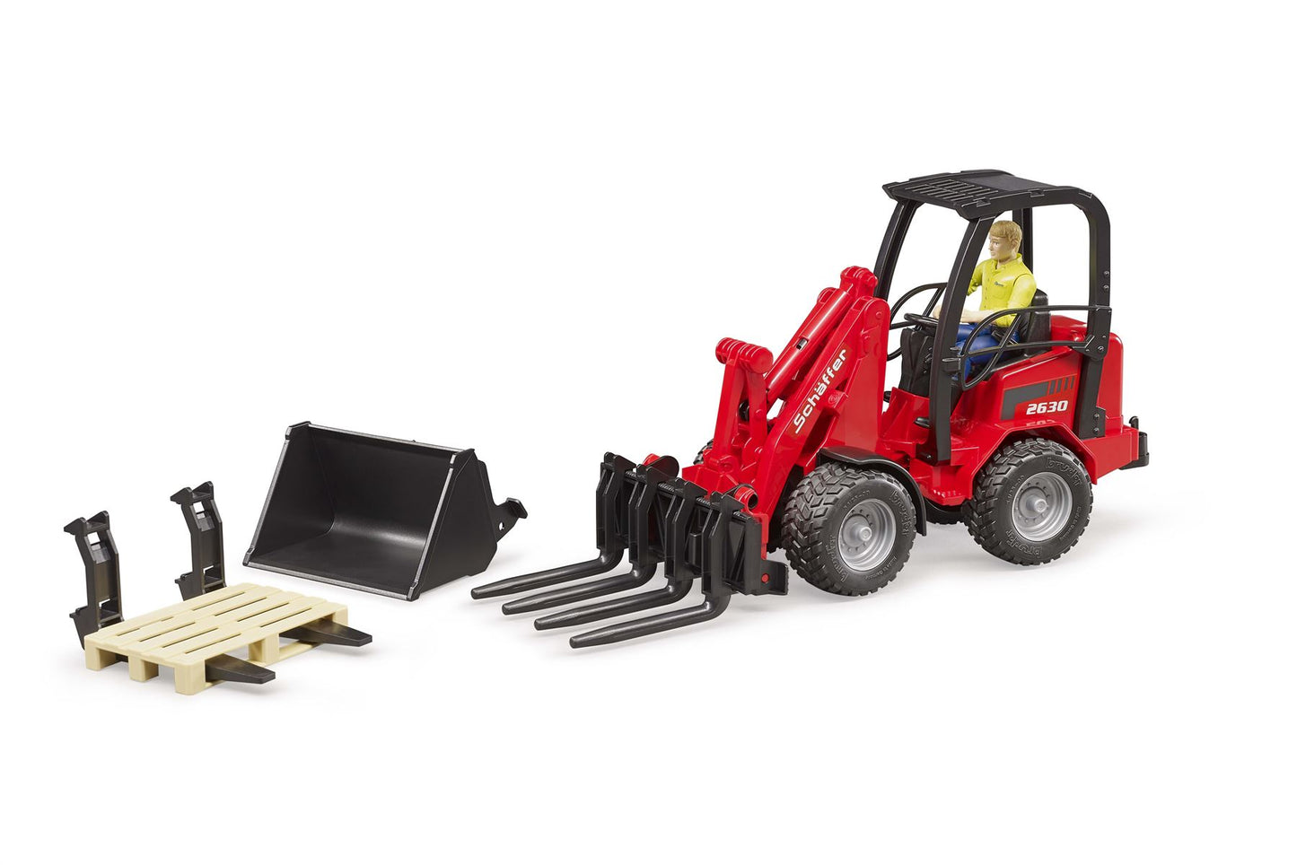 Schäffer Compact loader 2630 with figure and accessories