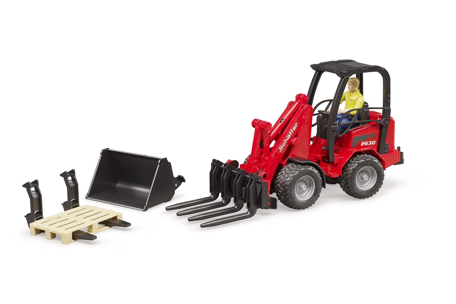 Schäffer Compact loader 2630 with figure and accessories