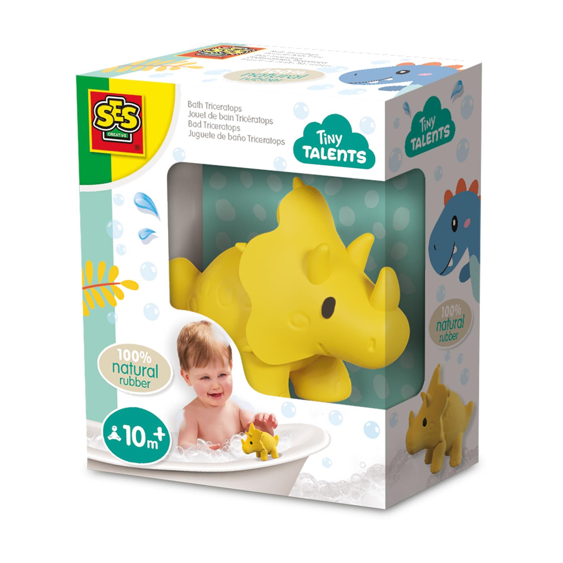 Bath Triceratops - 100% natural rubber
