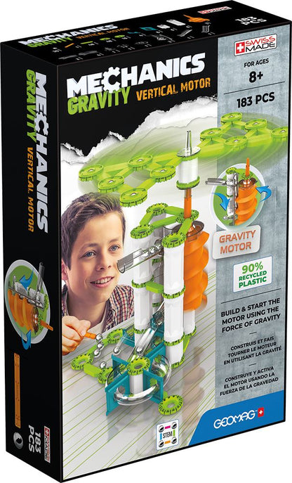 Geomag Mechanics Gravity Magnetic Vertical Motor - 183 Pieces