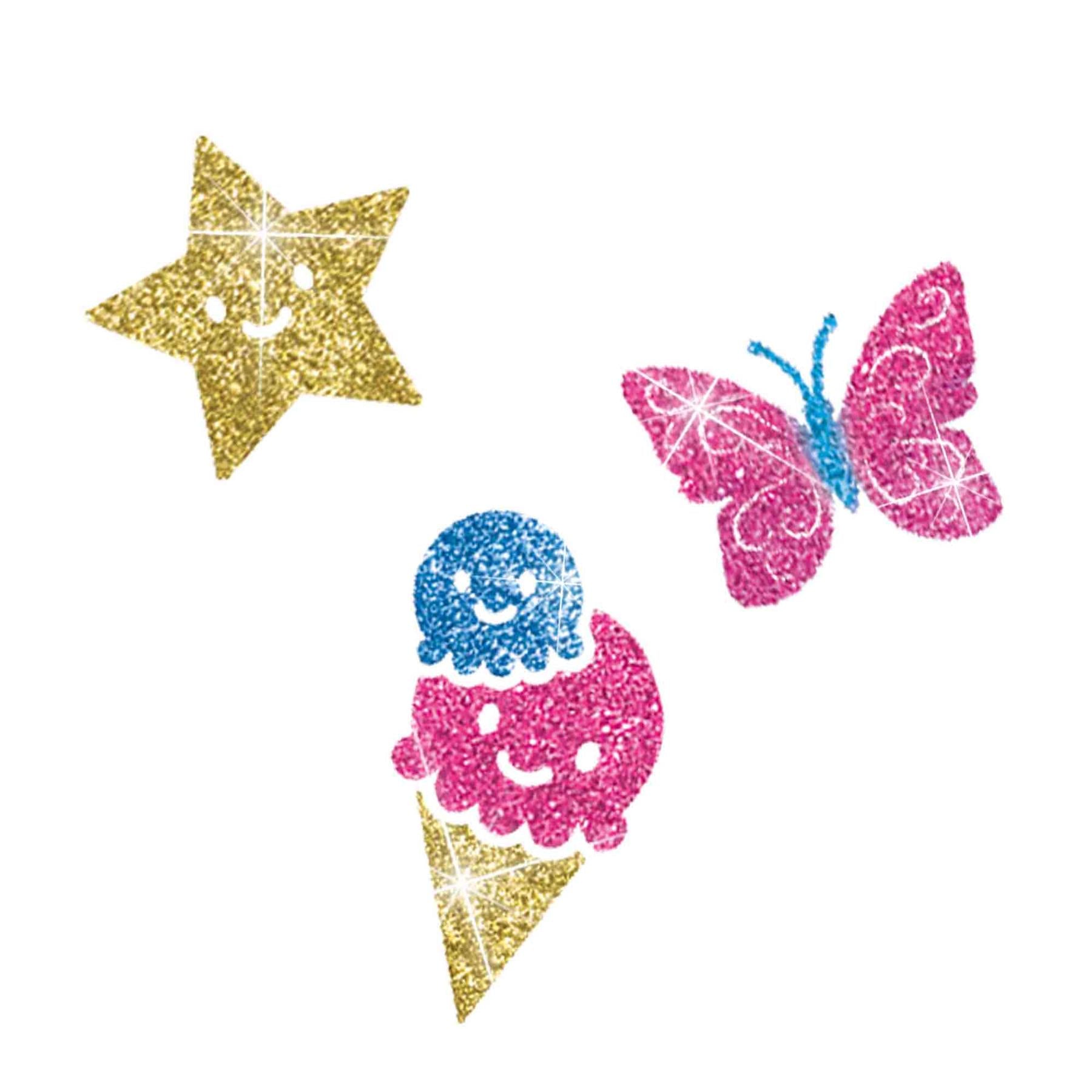 Fashion glitter tattoos