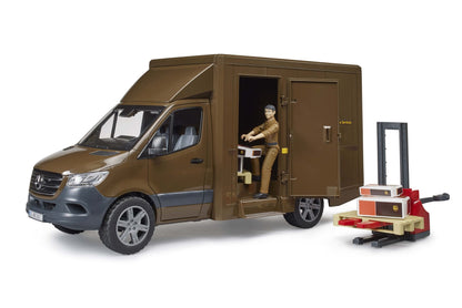 MB Sprinter UPS with driver and accessories