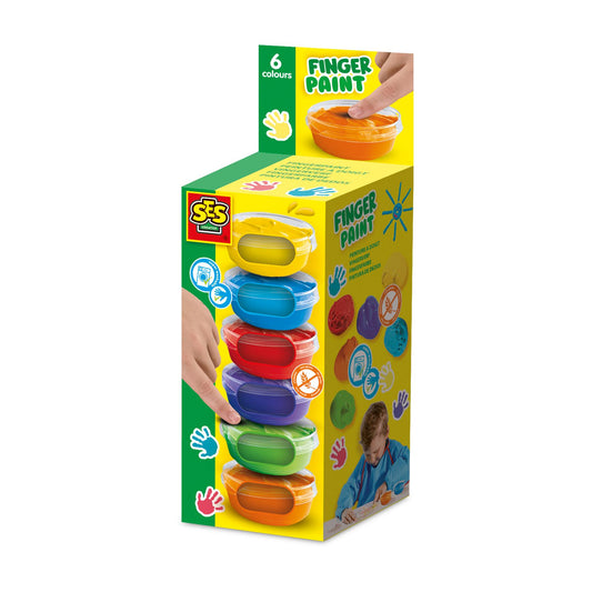 Fingerpaint 6 colours x 45ml