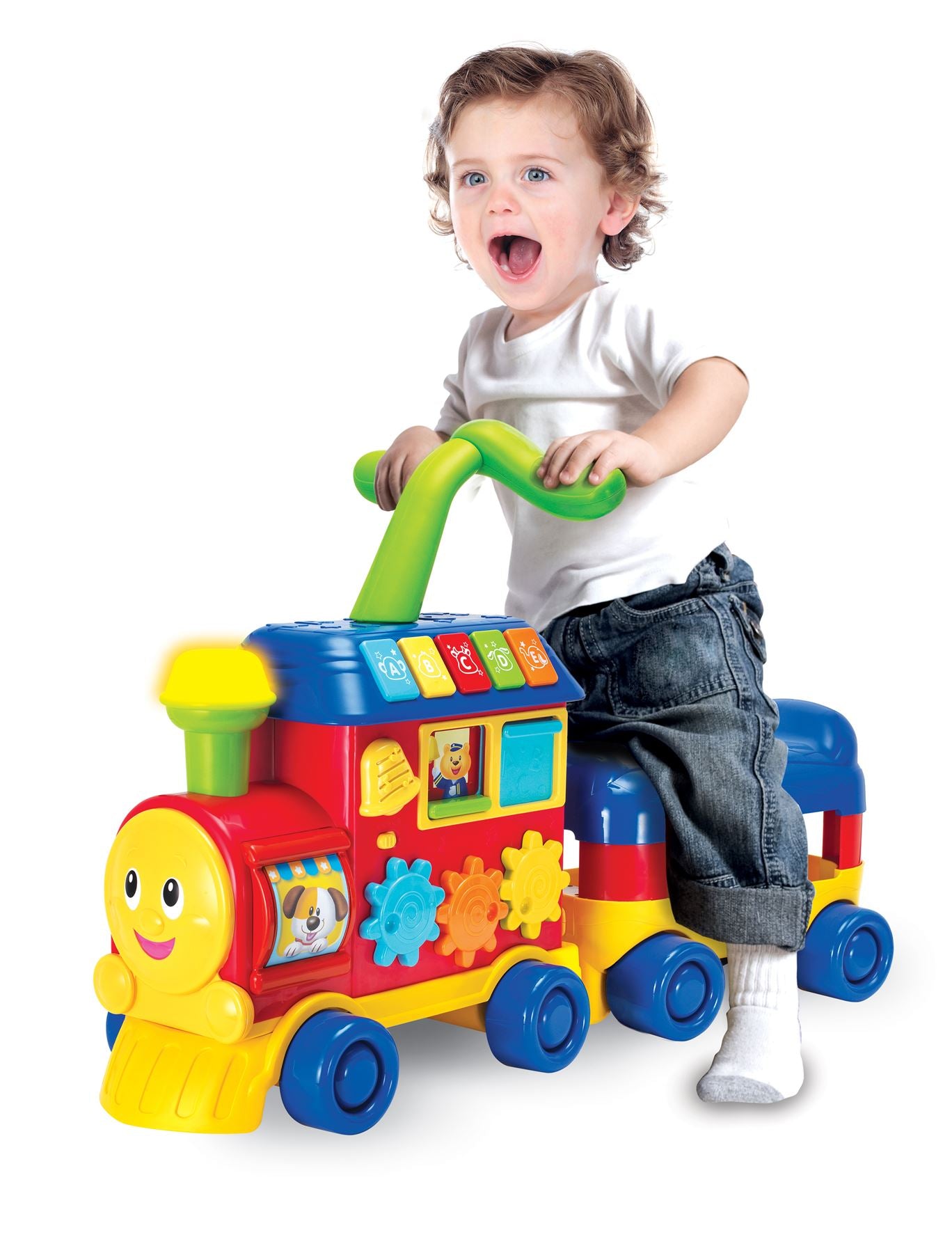 Walker Ride-On Learning Train - Blue
