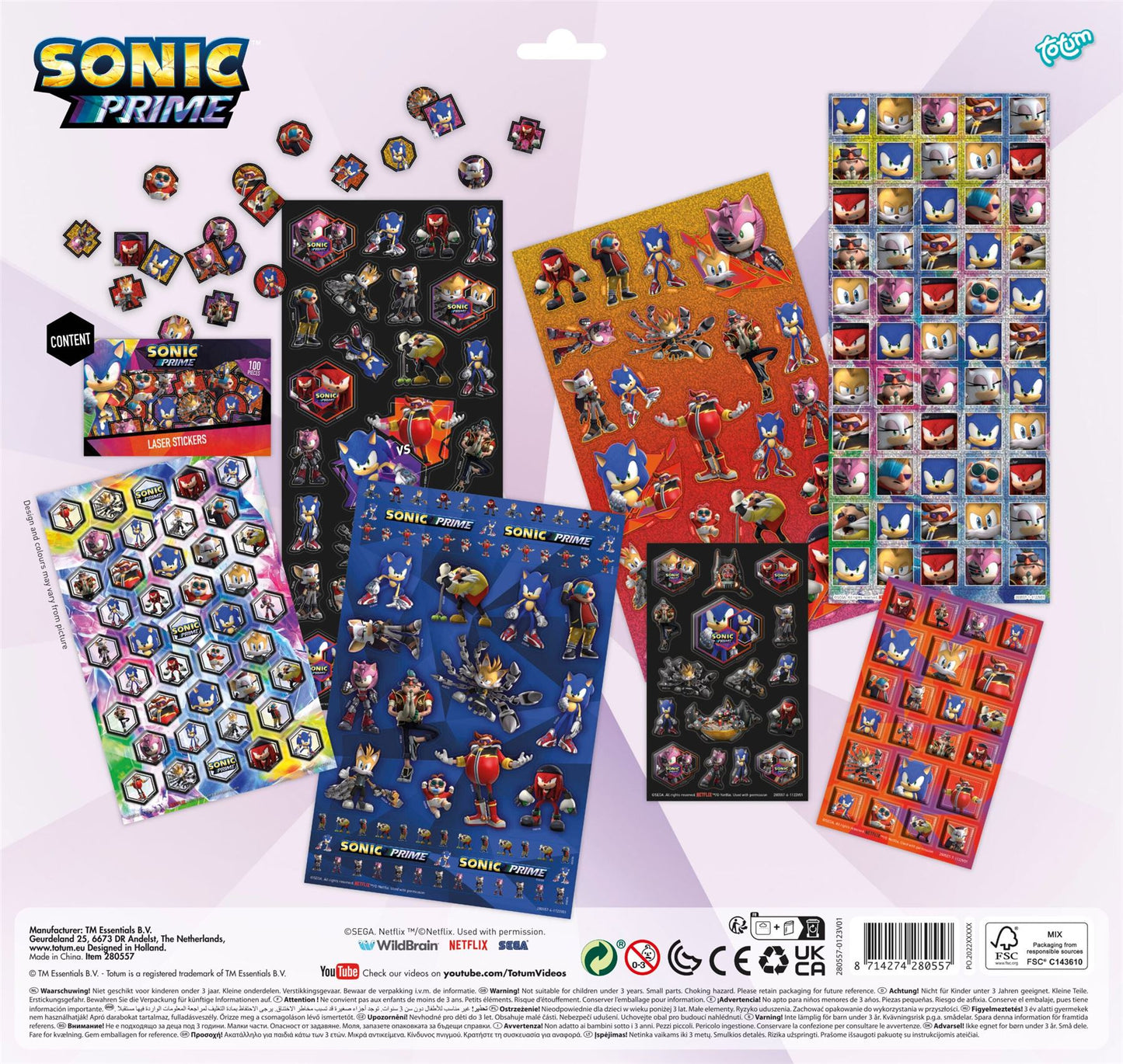 Sonic Super Sticker Set