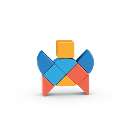 Geomag Magicube Recycled Plastic Magnetic Animals