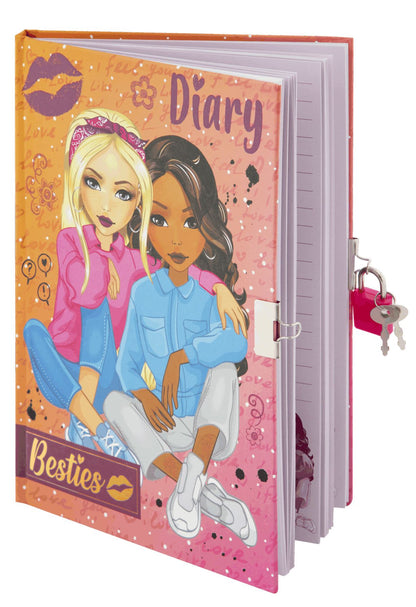 Besties A5 Diary 60 sheets with key & lock