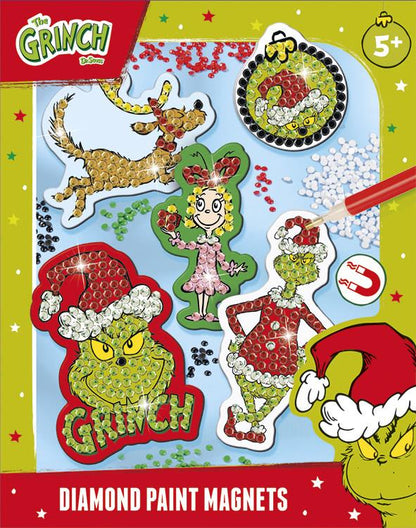 Grinch Diamond Paint Magnets