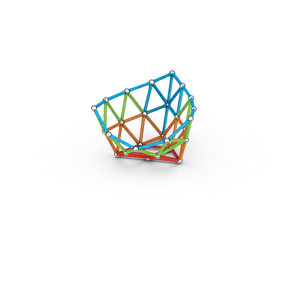 Geomag Magnetic Supercolor - 142 Pieces