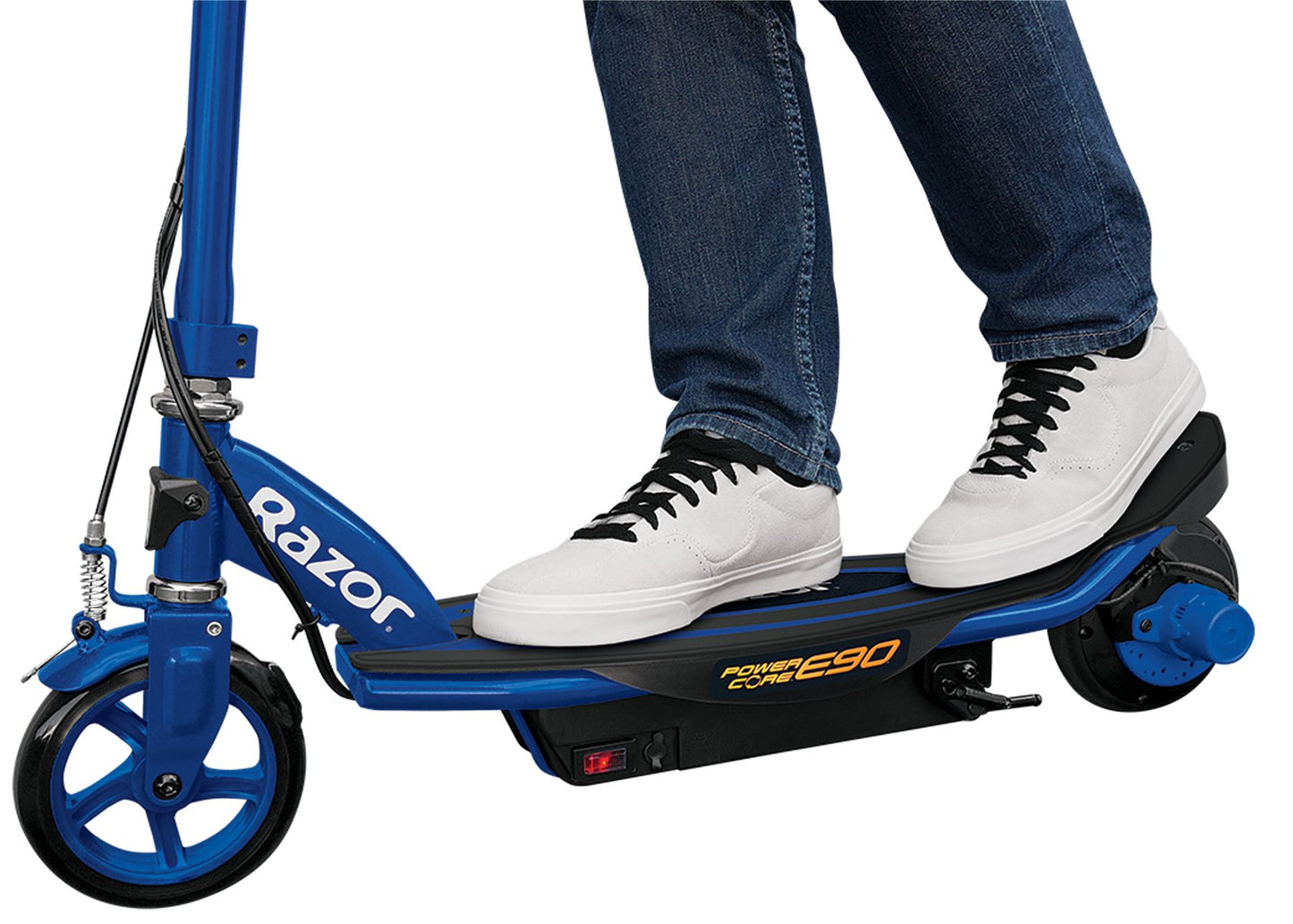 PowerCore E90 Electric Scooter-Blue 12 volt