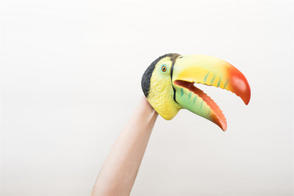 Wild Thingz Hand Puppet - Green Toucan