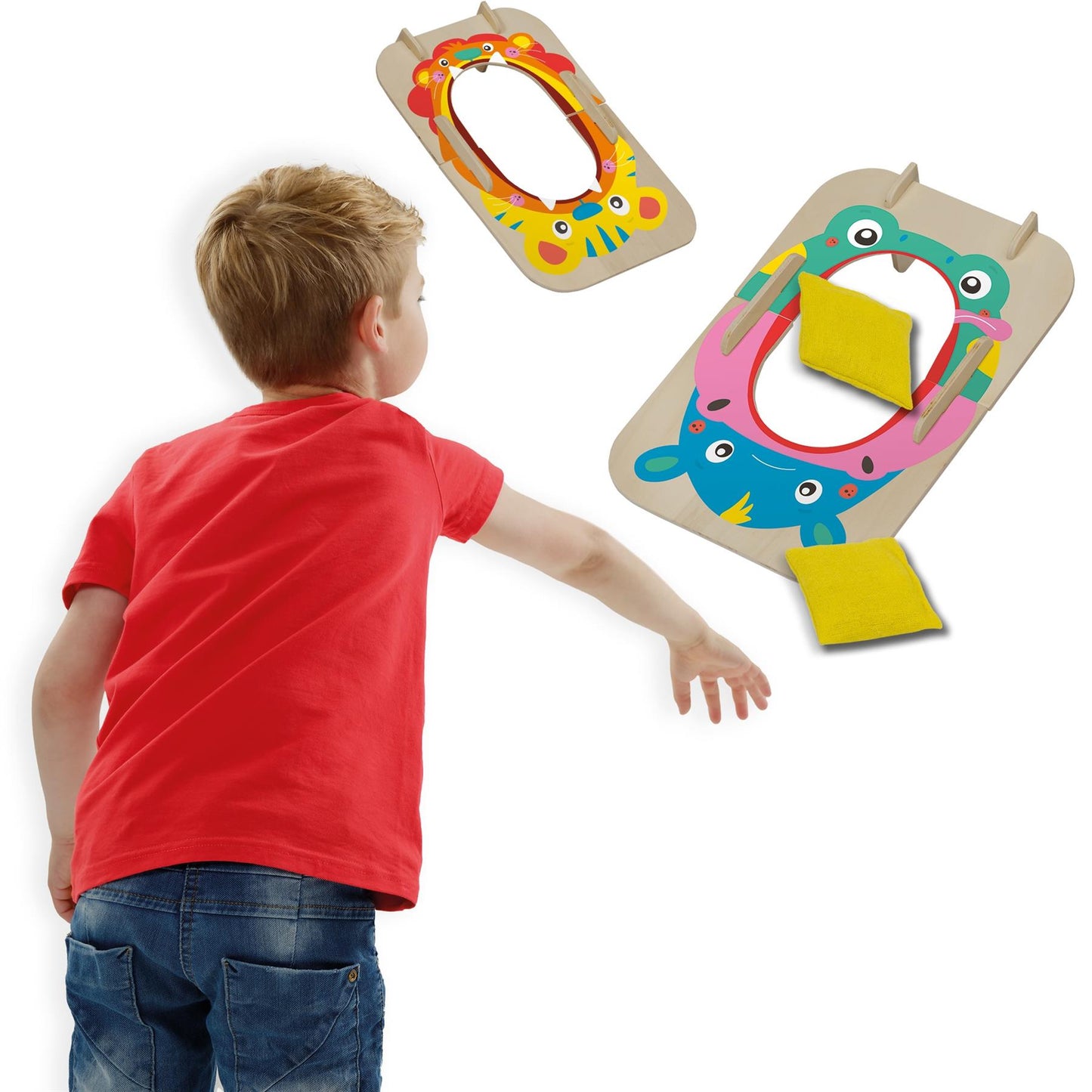 Croquet and bean bag toss