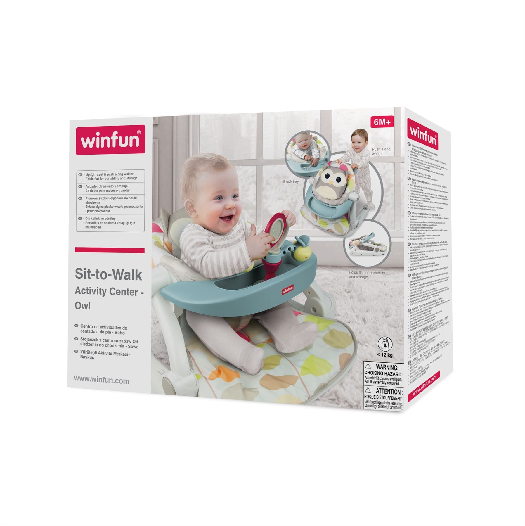 Sit to Walk Activity Centre Owl - In Mailer Box