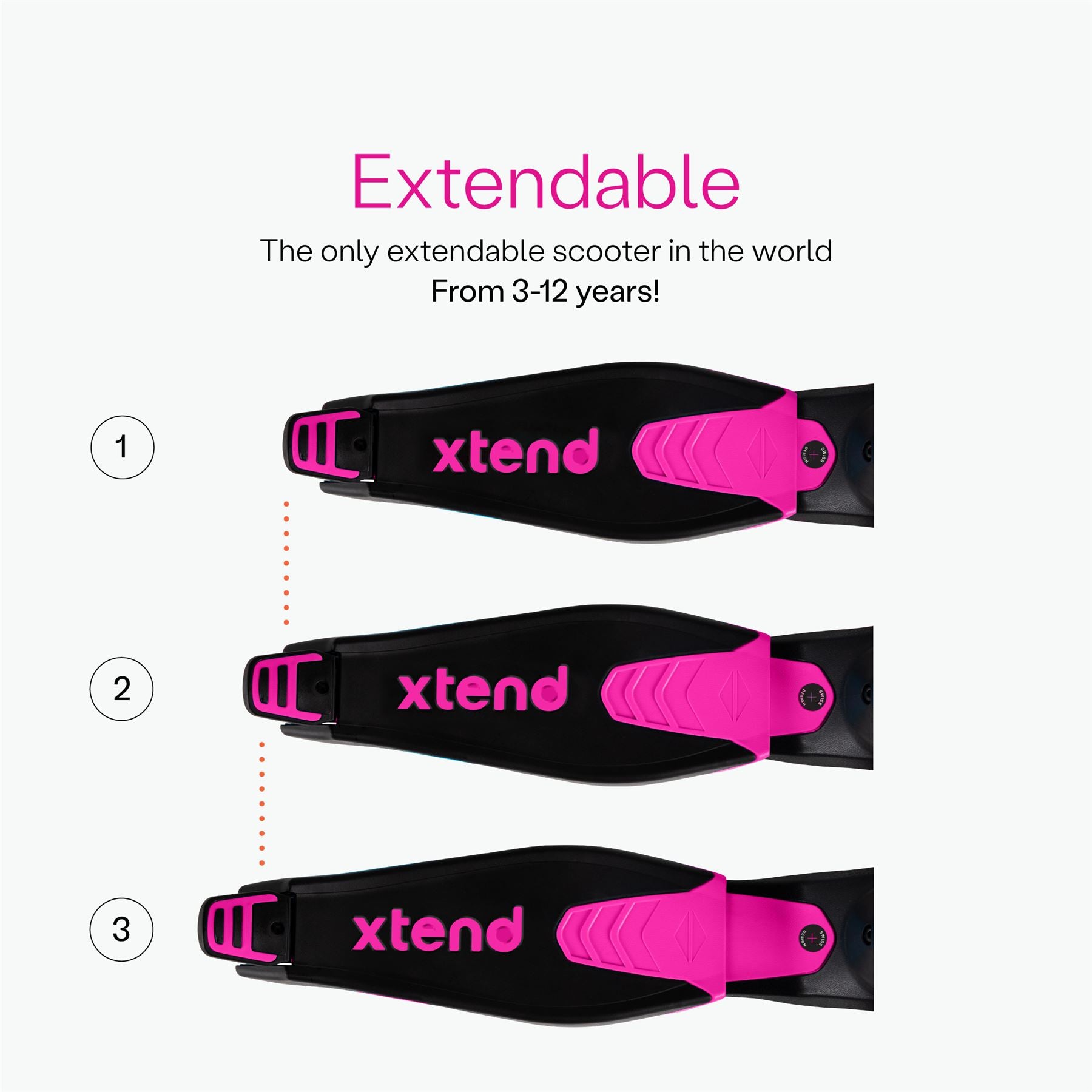 Xtend Scooter Ride on - Pink