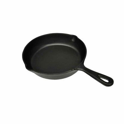 50122 vidaXL Set of 3 BBQ Steak Pans Cast Iron - Black - 27 x 27 x 5.5 cm