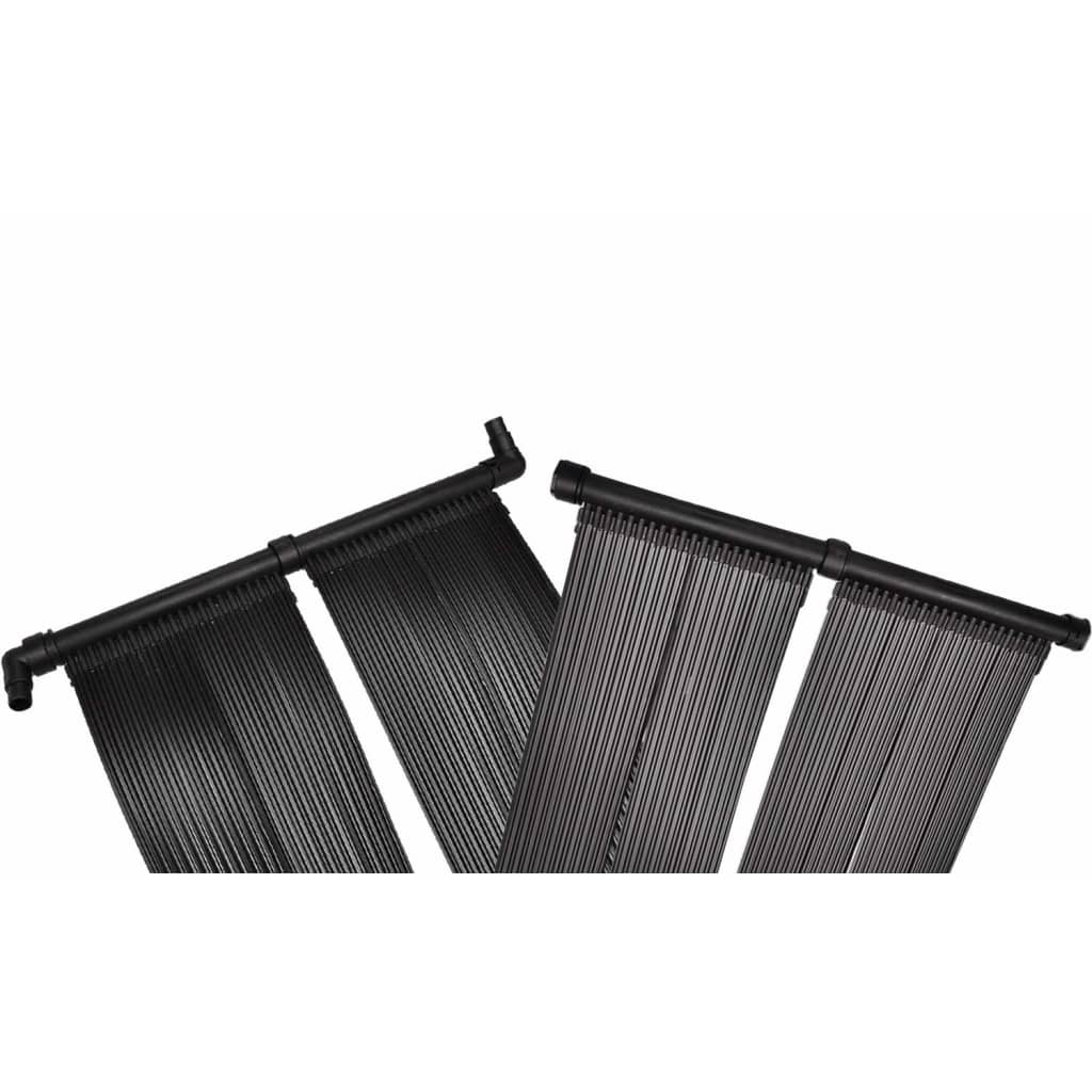 vidaXL Solar Pool Heater Panel 80x620 cm - Black