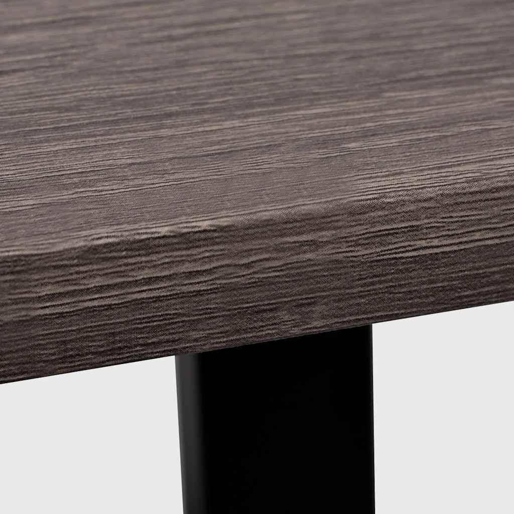 20137 vidaXL Desk with 2 Shelves Grey and Oak - 120 x 50 x 73 cm