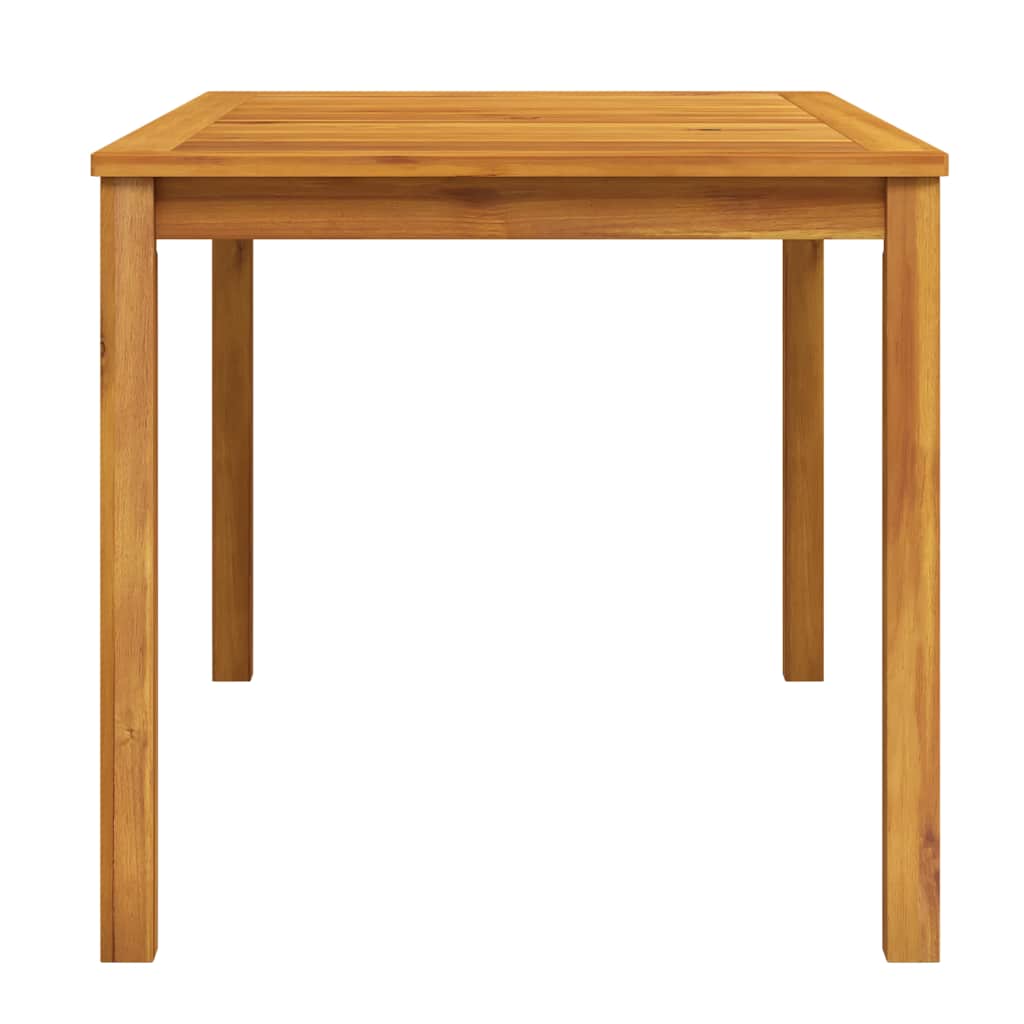 vidaXL Garden Table 140x80x74 cm Solid Acacia Wood - Brown