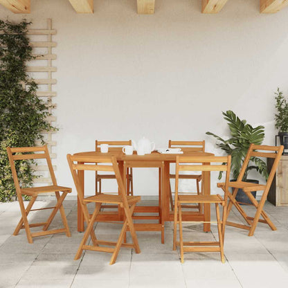 vidaXL Garden Table 130x90x72 cm Solid Acacia Wood - Brown