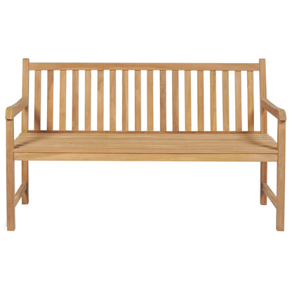 vidaXL Garden Bench 150 cm Teak - Brown