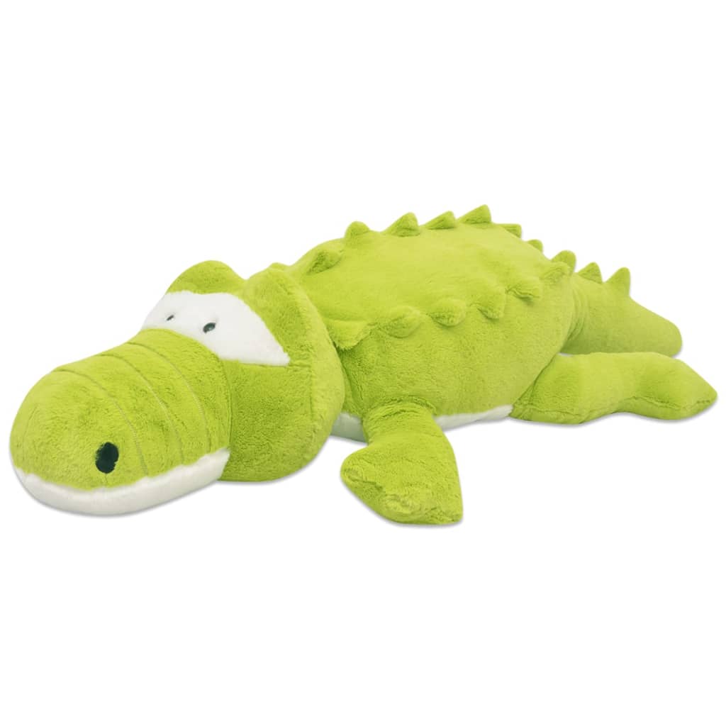 vidaXL Plush Cuddly Toy Crocodile XXL 150 cm - Green