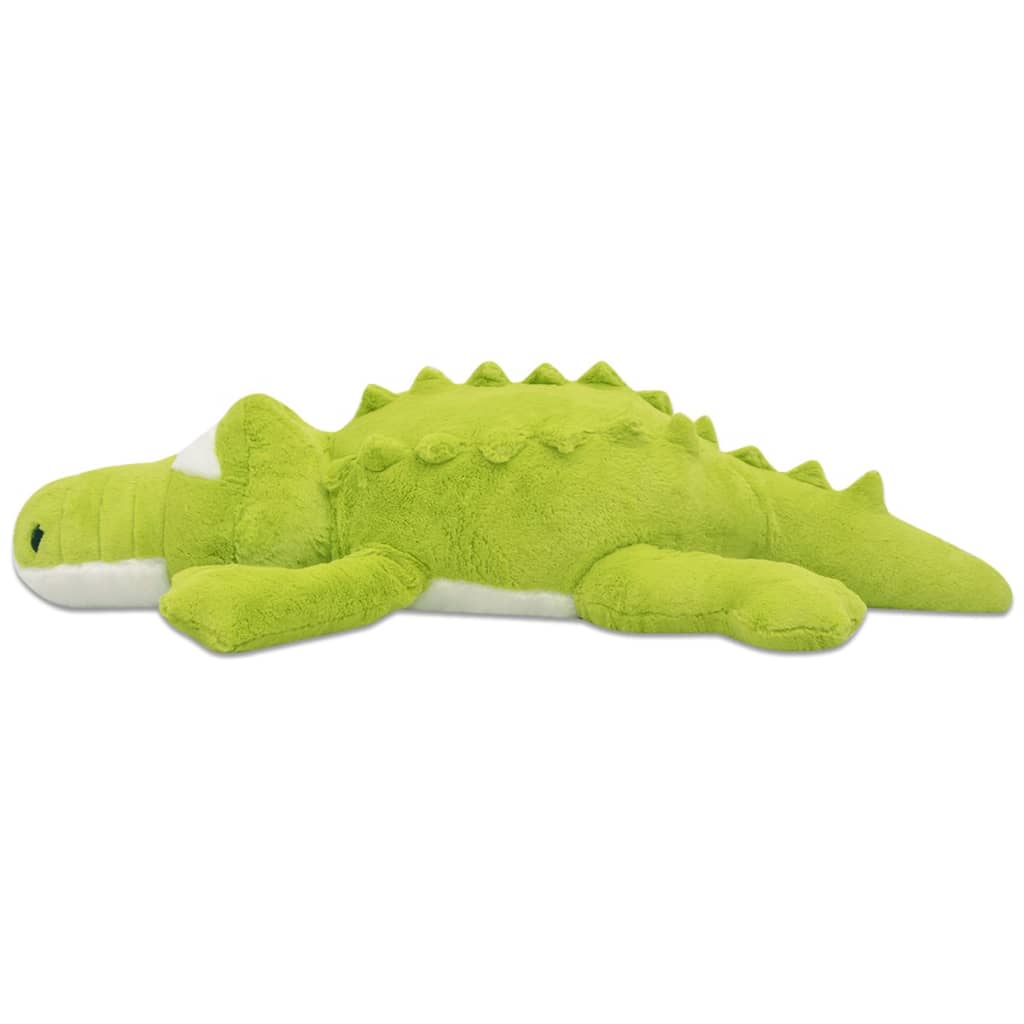 vidaXL Plush Cuddly Toy Crocodile XXL 150 cm - Green