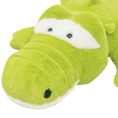 vidaXL Plush Cuddly Toy Crocodile XXL 150 cm - Green