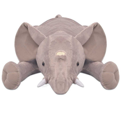 vidaXL Plush Cuddly Toy Elephant XXL 95 cm - Grey