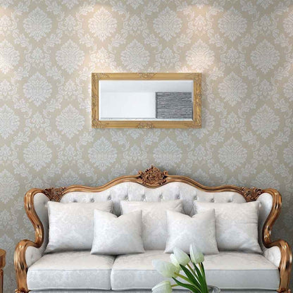 243680 vidaXL Wall Mirror Baroque Style 100x50 cm Gold