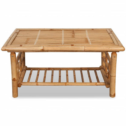vidaXL Coffee Table Bamboo 90x50x45 cm - Brown