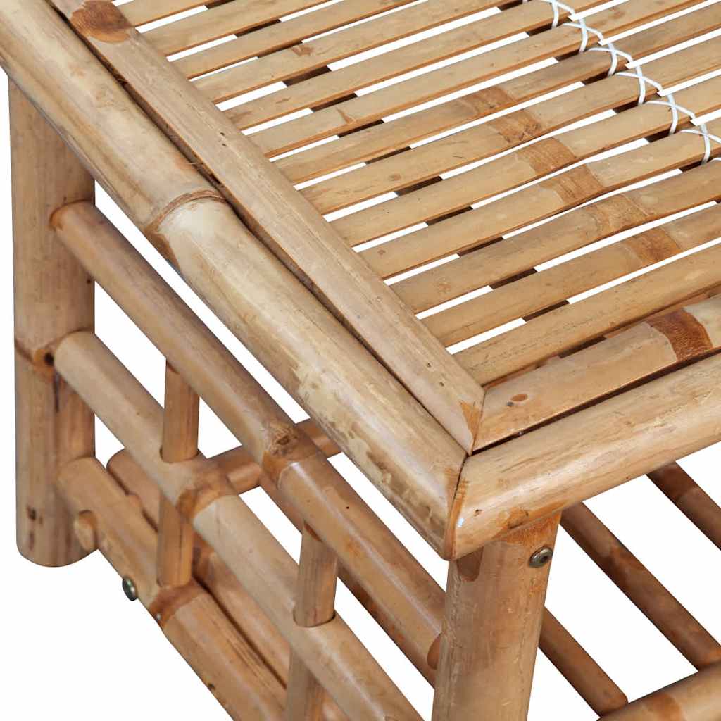 vidaXL Coffee Table Bamboo 90x50x45 cm - Brown