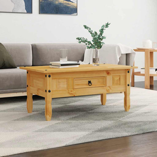 vidaXL Coffee Table Mexican Pine Corona Range 100x55x44 cm - Brown
