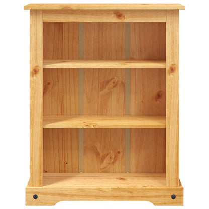 vidaXL 3-Tier Bookcase Mexican Pine Corona Range 80x29x100 cm - Brown