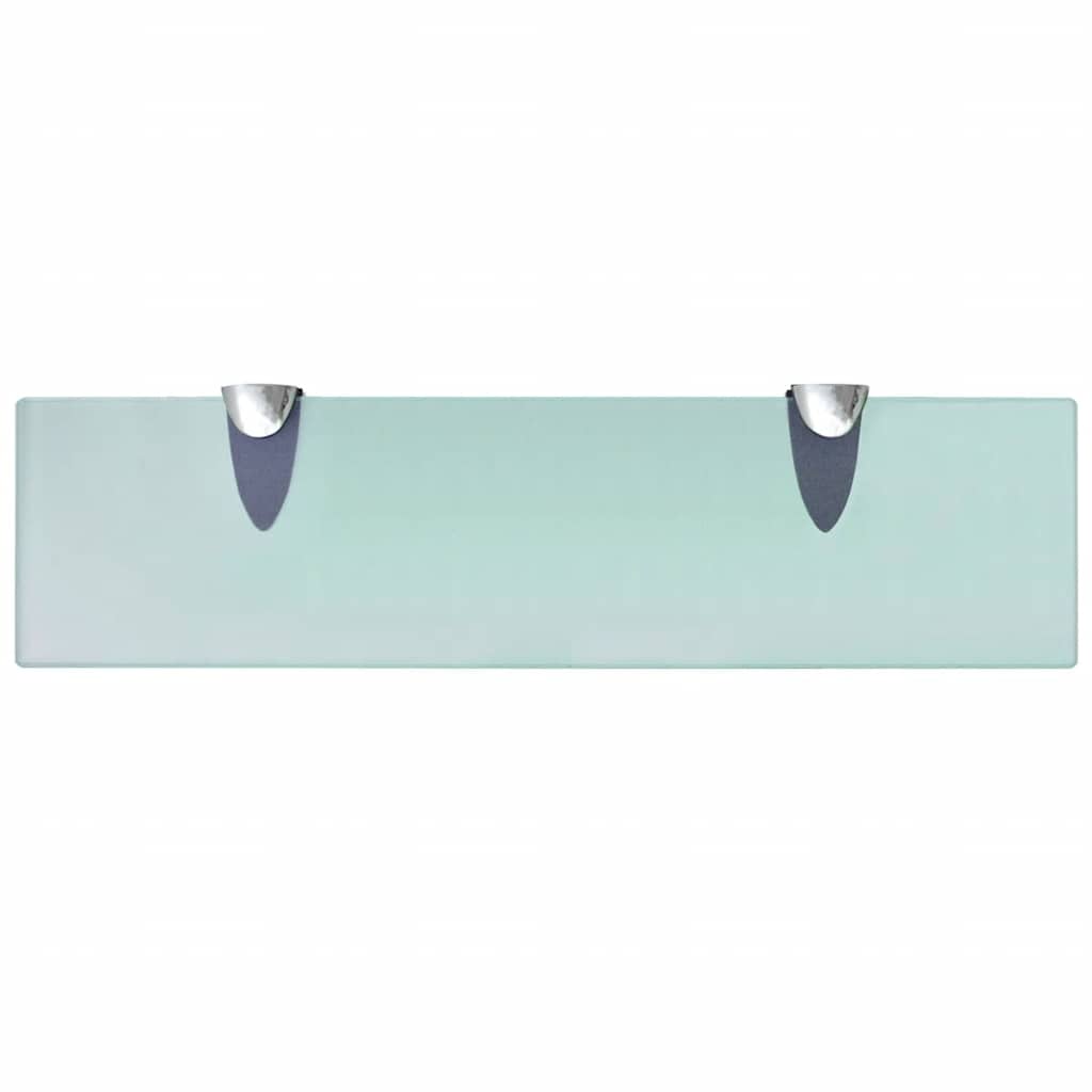 vidaXL Floating Shelf Glass 40x10 cm 8 mm - Transpart - 40 x 10 x 0.8 cm