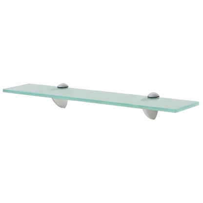243756 vidaXL Floating Shelf Glass 50x10 cm 8 mm - Transpart - 50 x 10 x 0.8 cm