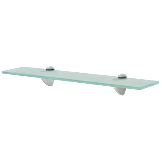 243756 vidaXL Floating Shelf Glass 50x10 cm 8 mm - Transpart - 50 x 10 x 0.8 cm