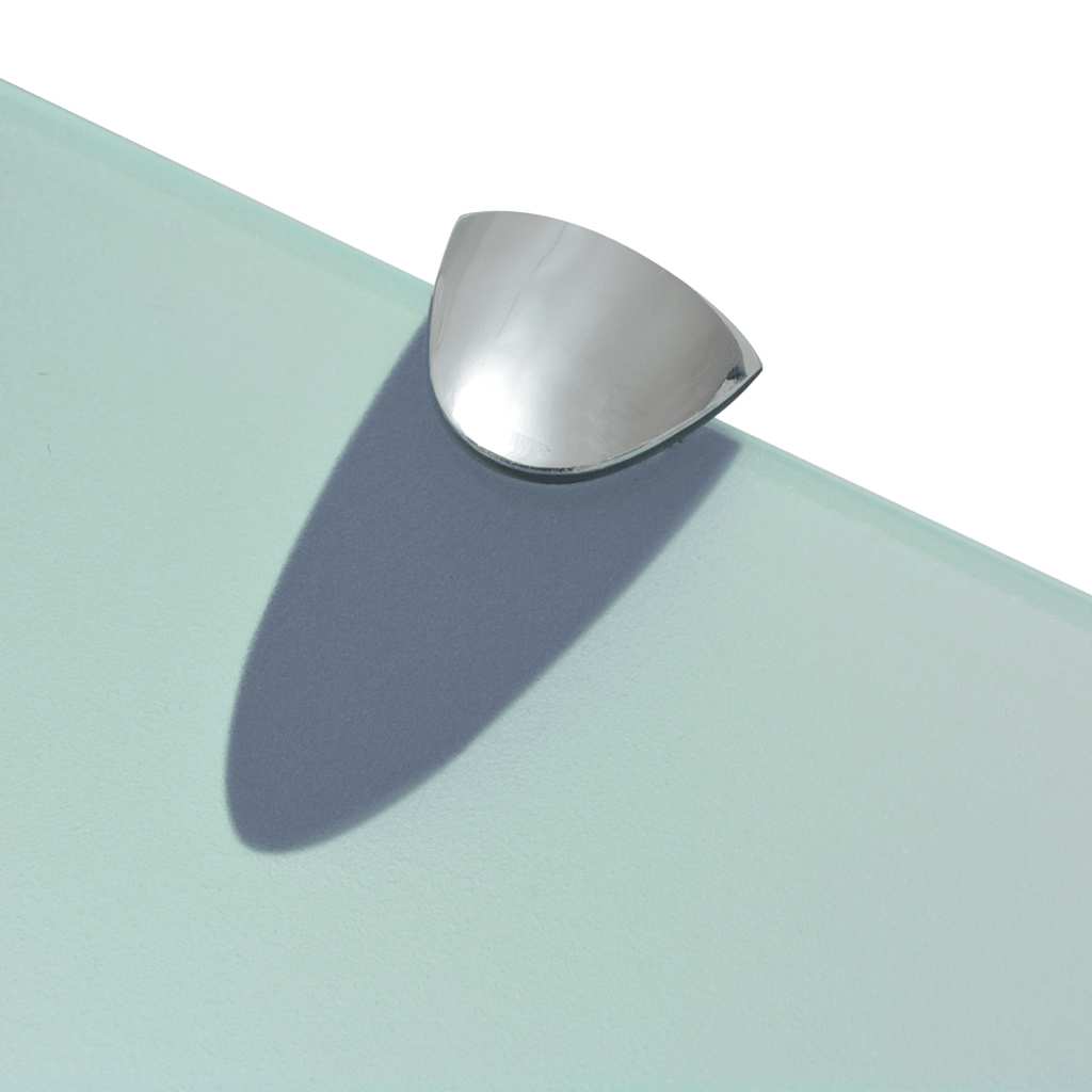 243756 vidaXL Floating Shelf Glass 50x10 cm 8 mm - Transpart - 50 x 10 x 0.8 cm