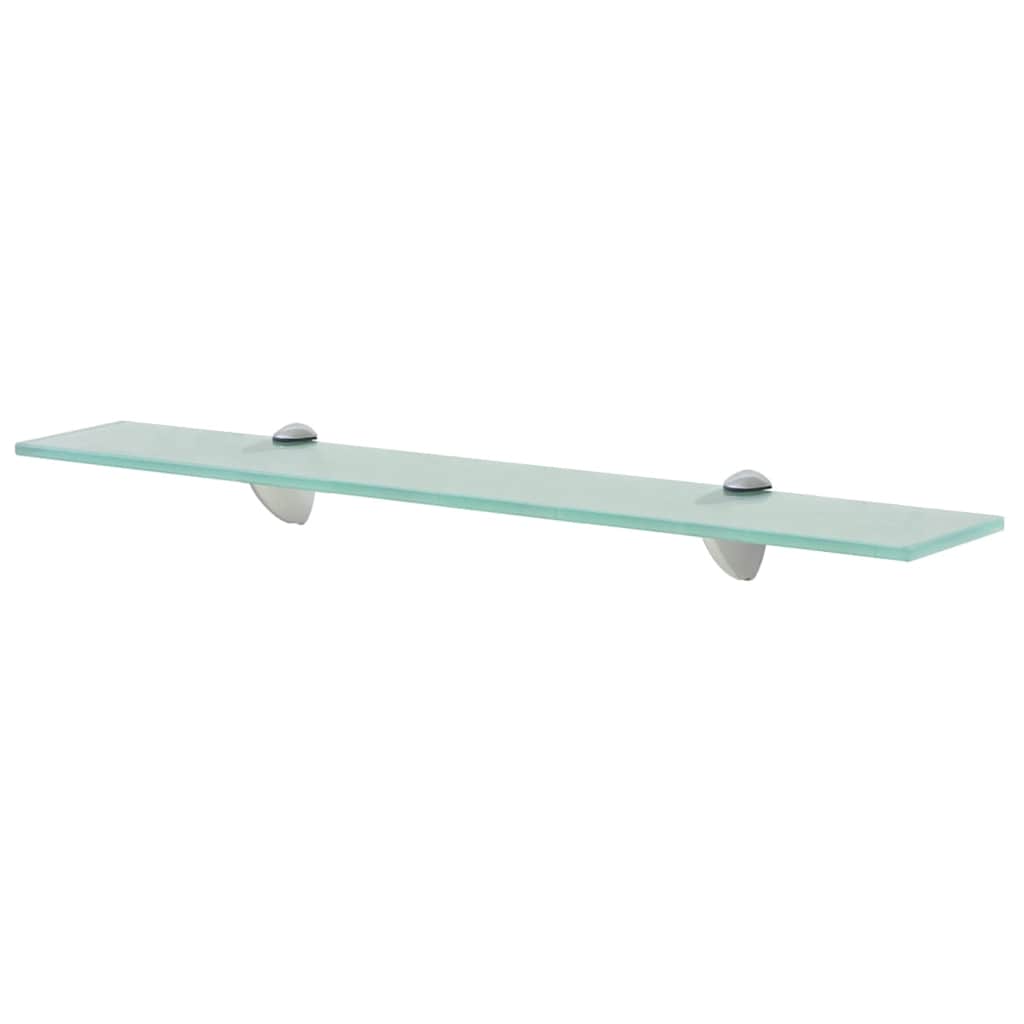 243757 vidaXL Floating Shelf Glass 60x10 cm 8 mm - Transpart - 60 x 10 x 0.8 cm