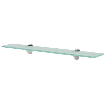 243757 vidaXL Floating Shelf Glass 60x10 cm 8 mm - Transpart - 60 x 10 x 0.8 cm