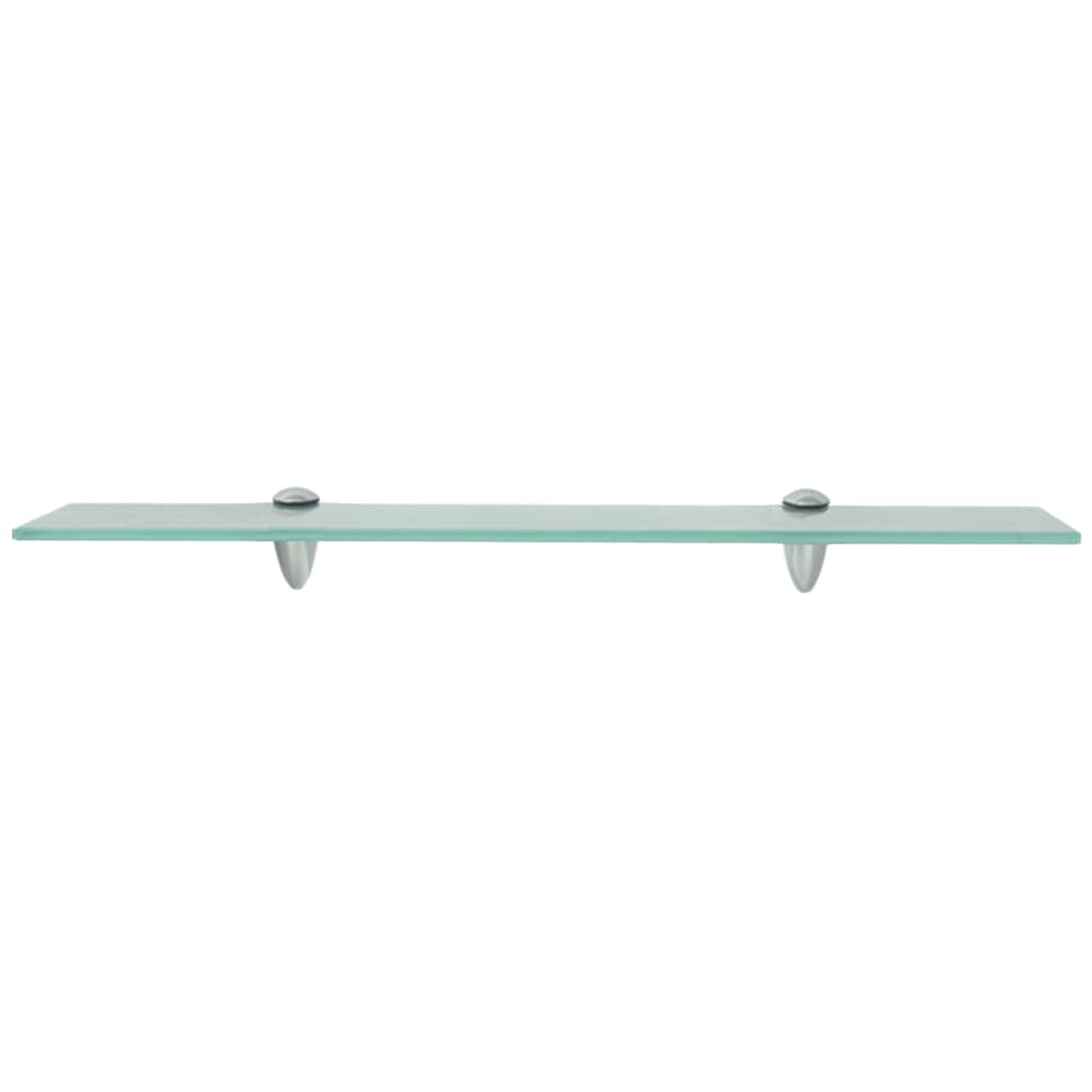 243757 vidaXL Floating Shelf Glass 60x10 cm 8 mm - Transpart - 60 x 10 x 0.8 cm