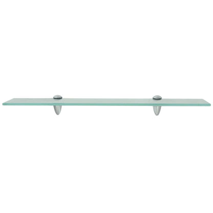 243757 vidaXL Floating Shelf Glass 60x10 cm 8 mm - Transpart - 60 x 10 x 0.8 cm