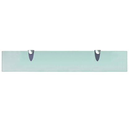 243757 vidaXL Floating Shelf Glass 60x10 cm 8 mm - Transpart - 60 x 10 x 0.8 cm