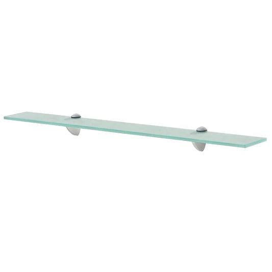 243758 vidaXL Floating Shelf Glass 70x10 cm 8 mm - Transpart - 70 x 10 x 0.8 cm