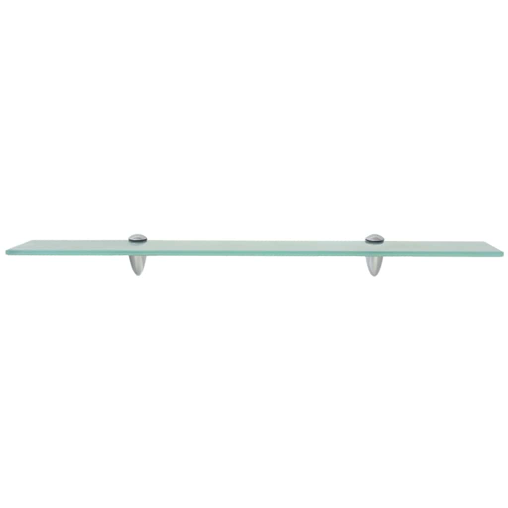 243758 vidaXL Floating Shelf Glass 70x10 cm 8 mm - Transpart - 70 x 10 x 0.8 cm