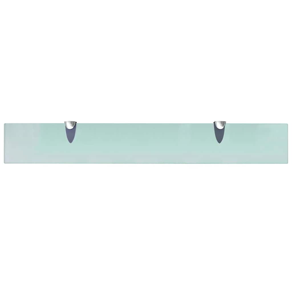 243758 vidaXL Floating Shelf Glass 70x10 cm 8 mm - Transpart - 70 x 10 x 0.8 cm