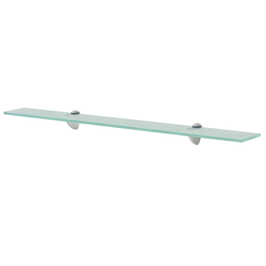 243759 vidaXL Floating Shelf Glass 80x10 cm 8 mm - Transpart - 80 x 10 x 0.8 cm