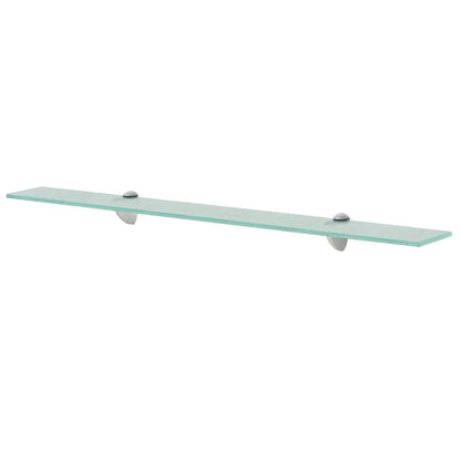 243759 vidaXL Floating Shelf Glass 80x10 cm 8 mm - Transpart - 80 x 10 x 0.8 cm